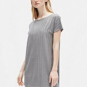 NEW Eileen Fisher XL Tencel Rib Bateau Neck Tunic